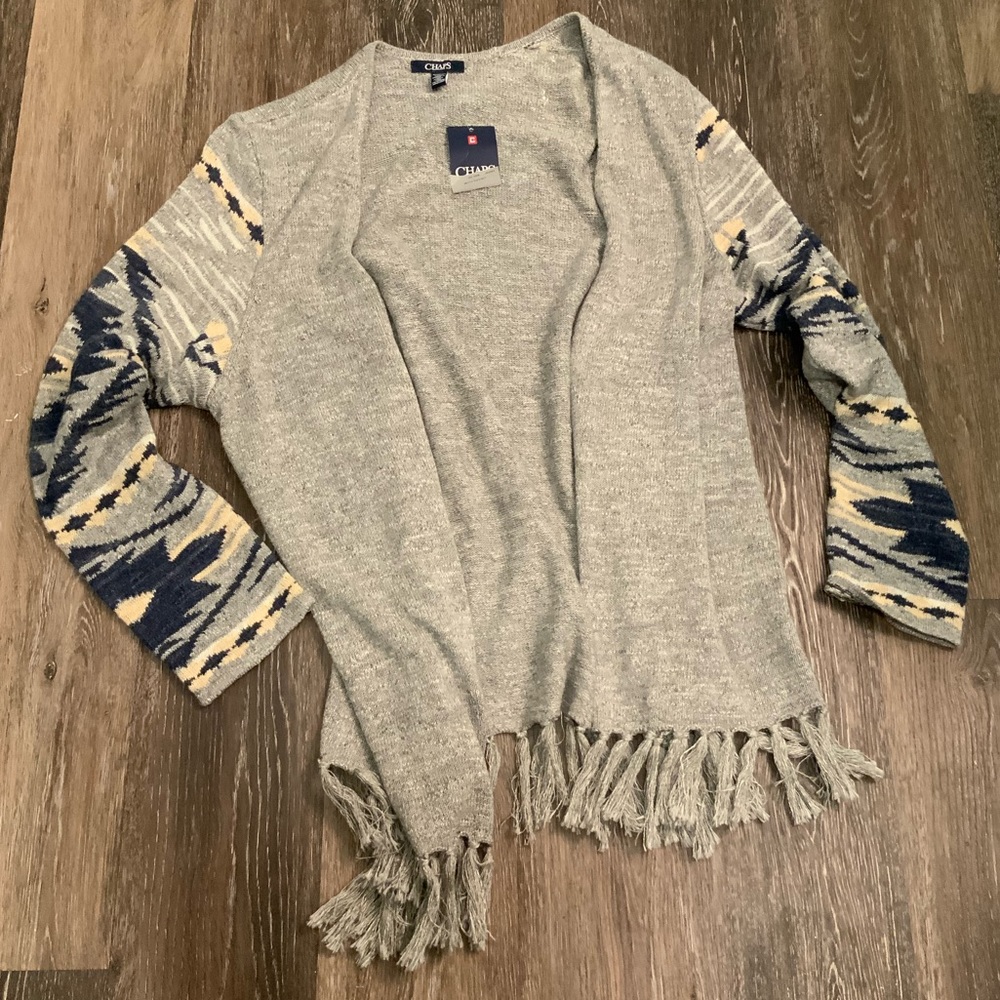NWT CHAPS plus size open front cardigan